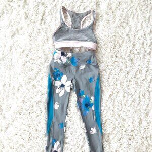 Avia 2PC Yoga Pants Toddler Girl Matching Set Outfit Size 4-5